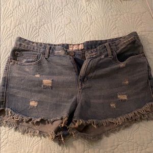 Free People Jean Shorts
